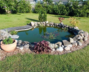 lanscaping services in almont mi, landscaping in michigan, landscaping services, pond contractors in michigan, pond contractors detroit