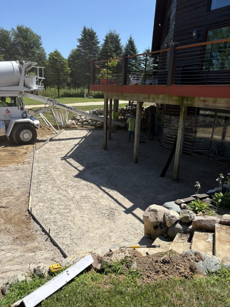 Stamped Concrete and Drainage (2)