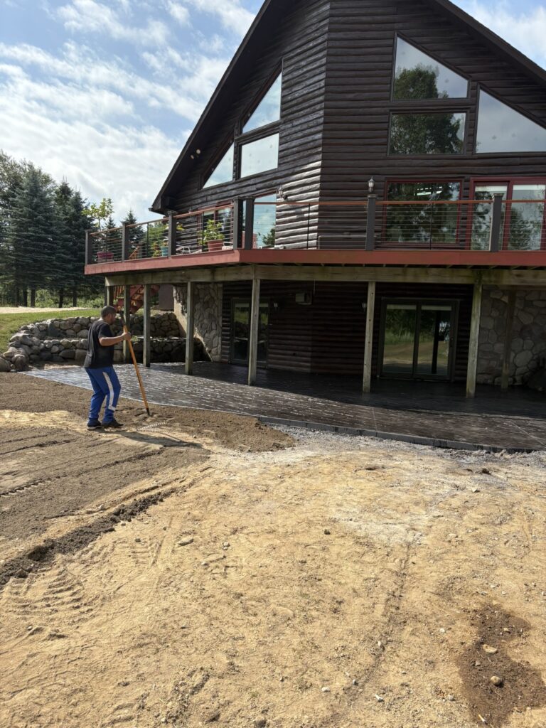 Stamped Concrete and Drainage (9)