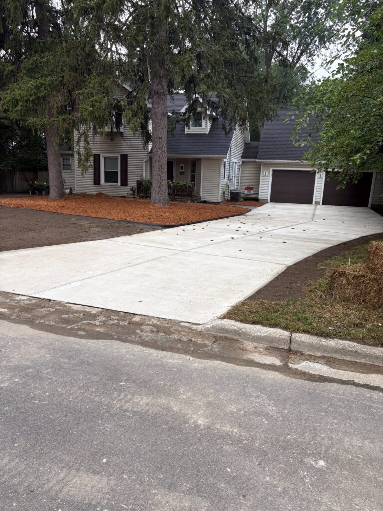 Concrete Driveway with Hay Yard21